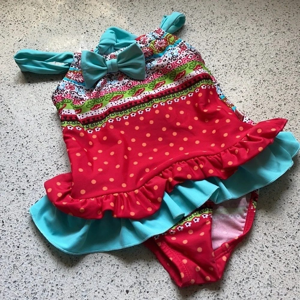 Floatimini Swim Suit Toddler Girl Size 2 - Picture 11 of 11